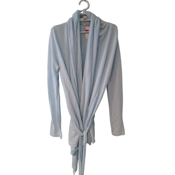 Fresh Produce nwt pointelle wrap cardigan womens M L Cool Breeze USA - Picture 5 of 5